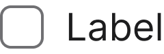 Checkbox with label example